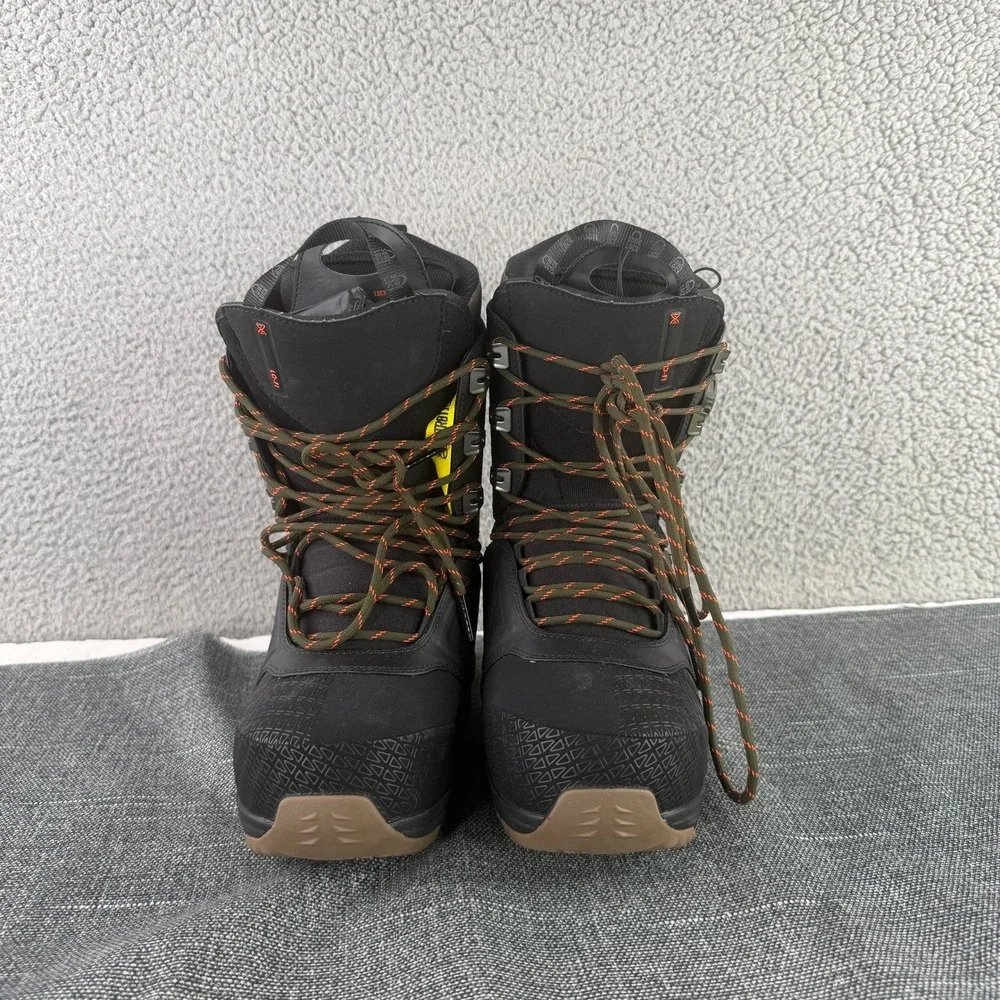Salomon Lo Fi Snowboard Boots Mens 8 Black Hybrid BOA Shadowflex 401723
